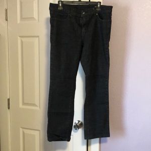 JCP Slim Straight Black Jeans 33/16